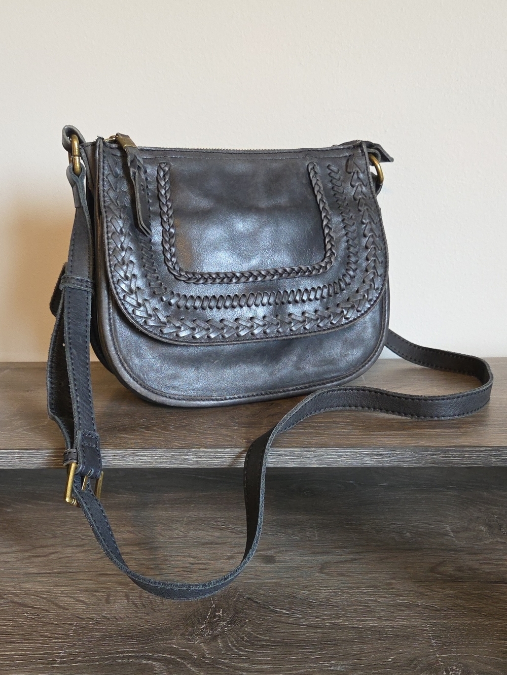 THE SAK Playa Leather Saddle Bag